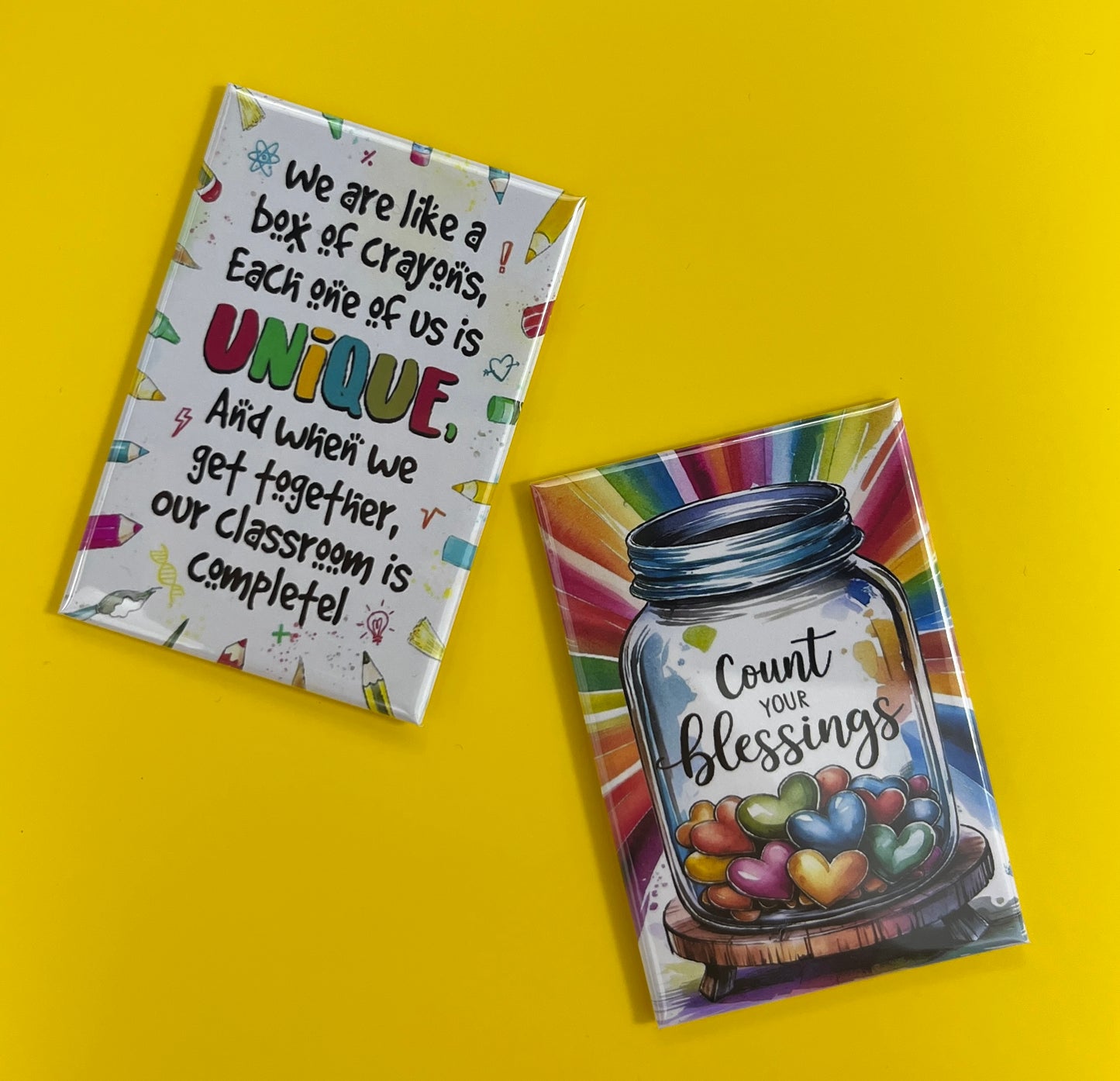 6 Rectangle Magnets