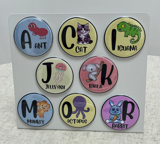 ABC Animal Magnets